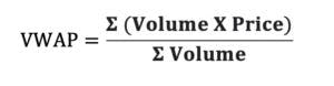 VWAP formula